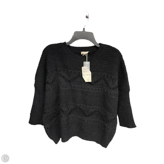 Sweater By Hem & Thread In Black, Size: S