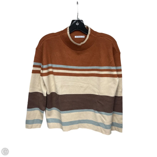 Sweater By Staccato In Brown & Cream, Size: S