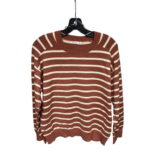Sweater By Staccato In Cream & Orange, Size: L