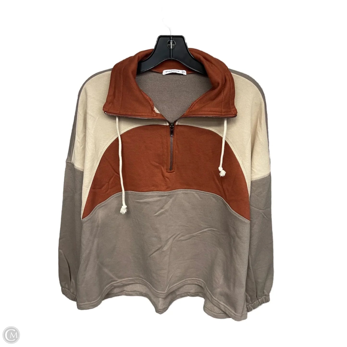 Jacket Other By Staccato In Cream & Orange, Size: S