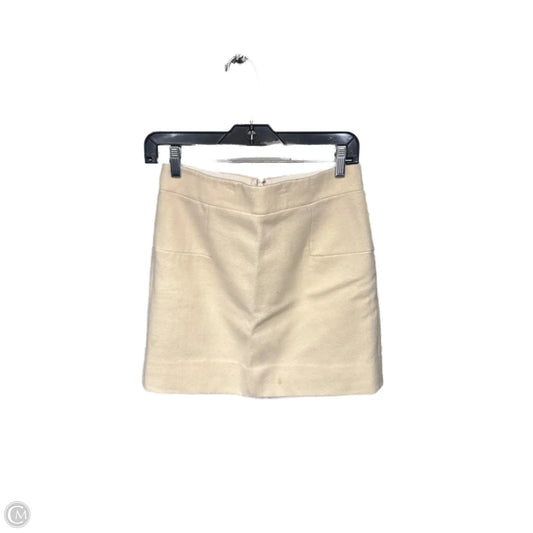 Skirt Mini & Short By J. Crew In Cream, Size: 2