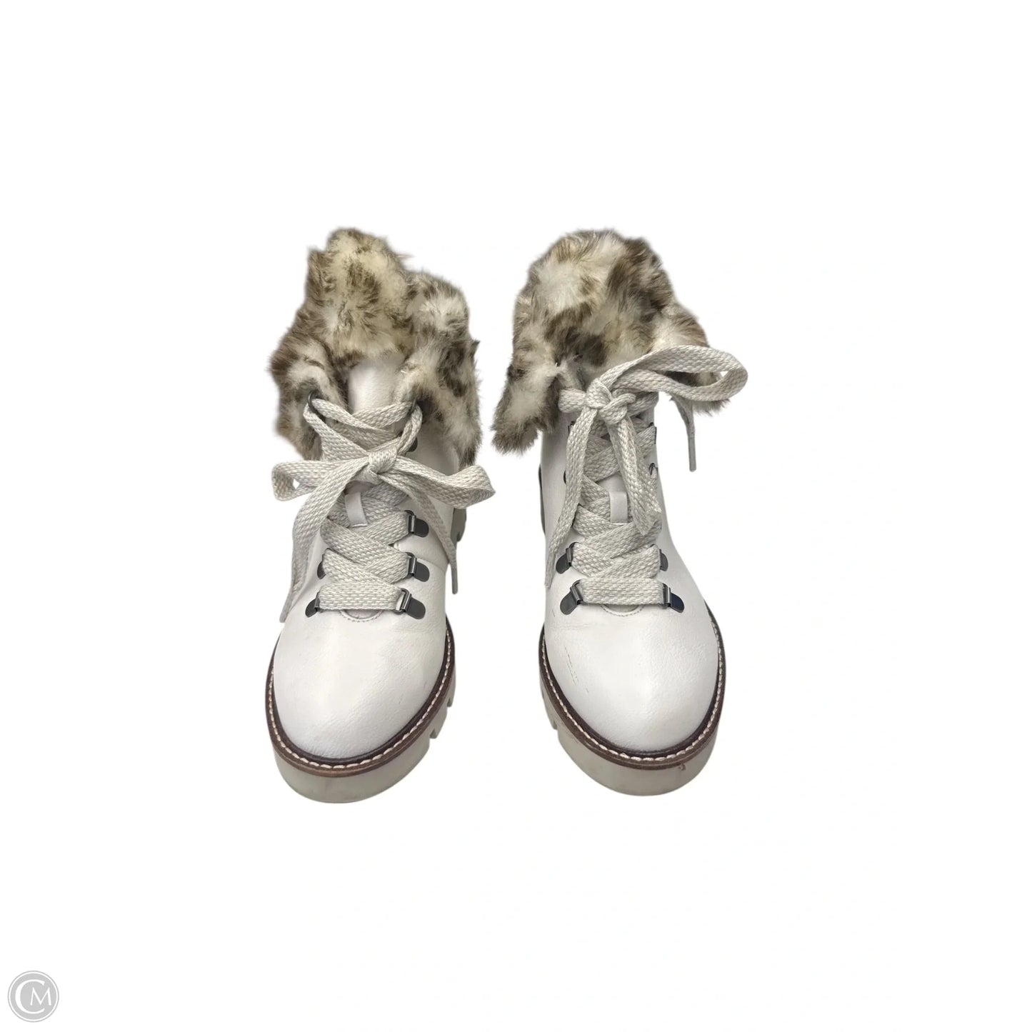 Boots Combat By White Mountain In White, Size: 9
