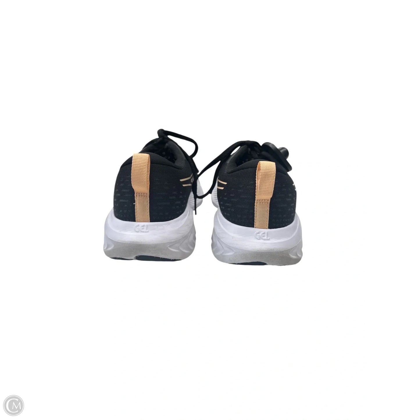 Shoes Athletic By Asics In Black & Gold, Size: 9