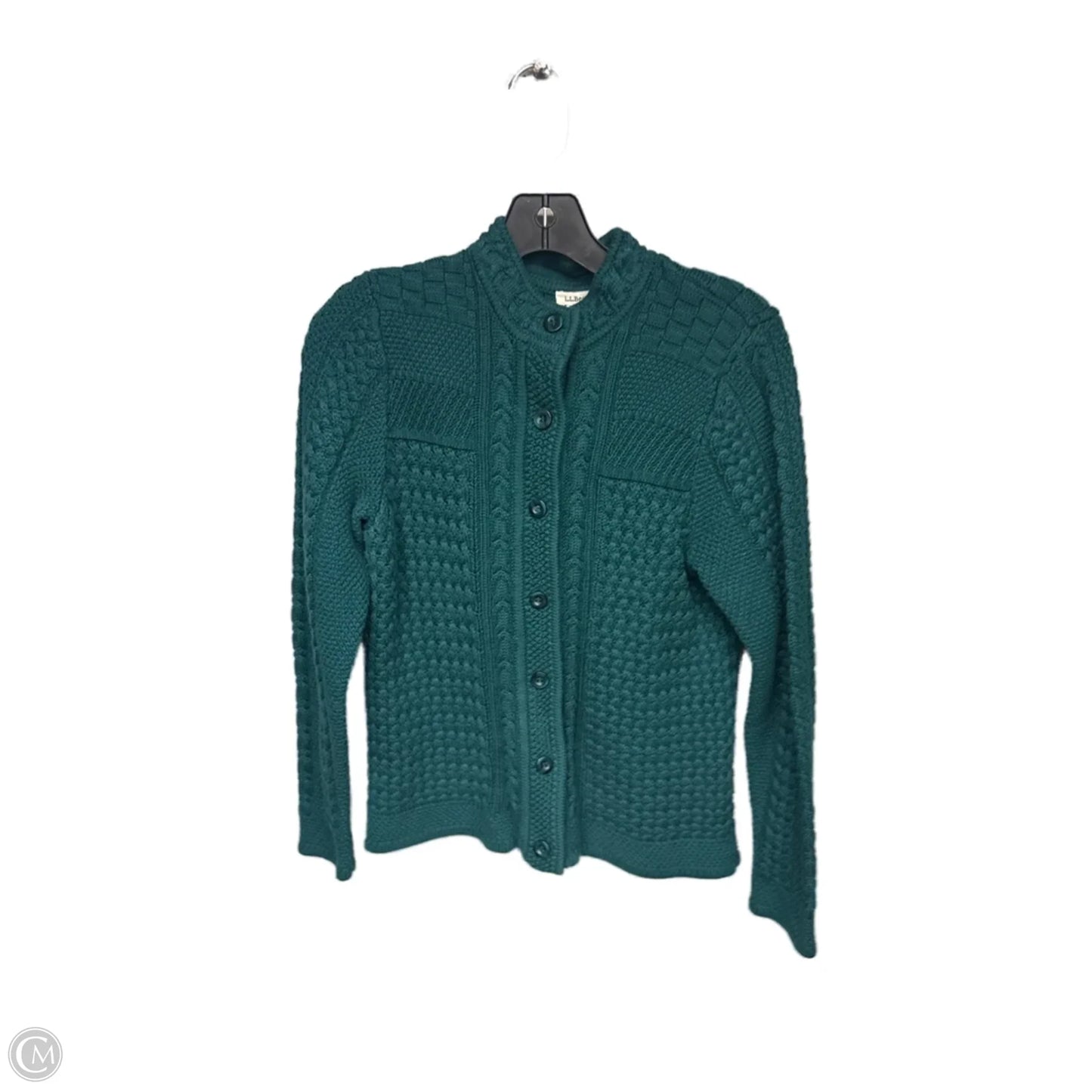 Cardigan By L.l. Bean In Green, Size: M