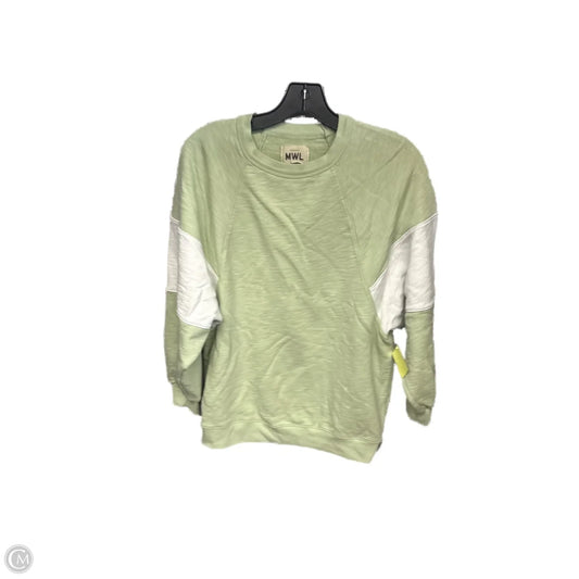 Sweatshirt Crewneck By Madewell In Green, Size: S