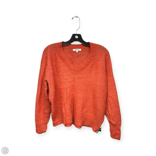 Sweater By Madewell In Orange, Size: Xl