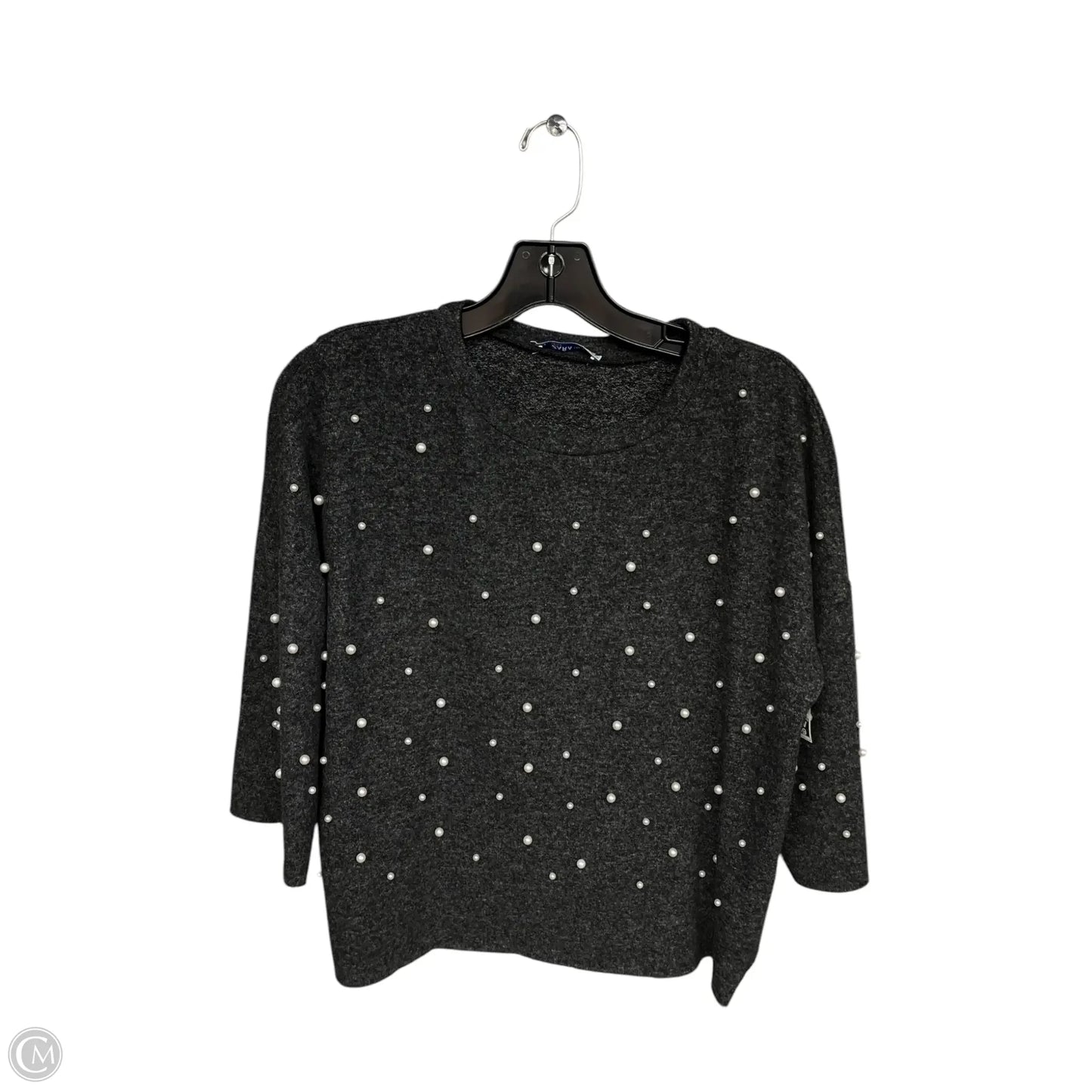 Sweater By Zara In Grey, Size: S