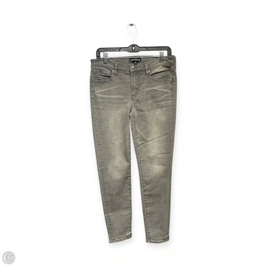 Jeans Skinny By J. Crew In Grey Denim, Size: 8