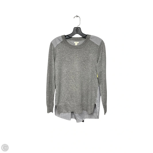 Top Long Sleeve By J. Crew In Grey, Size: S