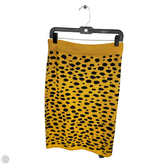 Skirt Maxi By Clothes Mentor In Animal Print, Size: L