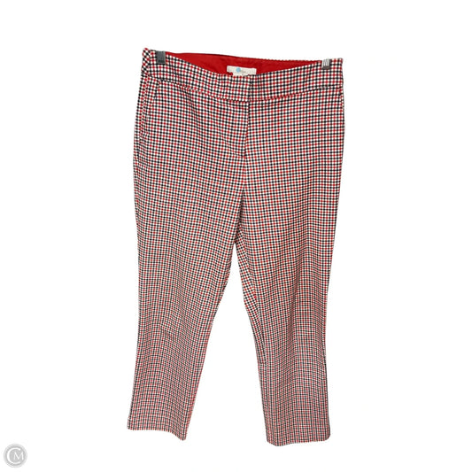 Pants Cropped By Boden In Plaid Pattern, Size: 6