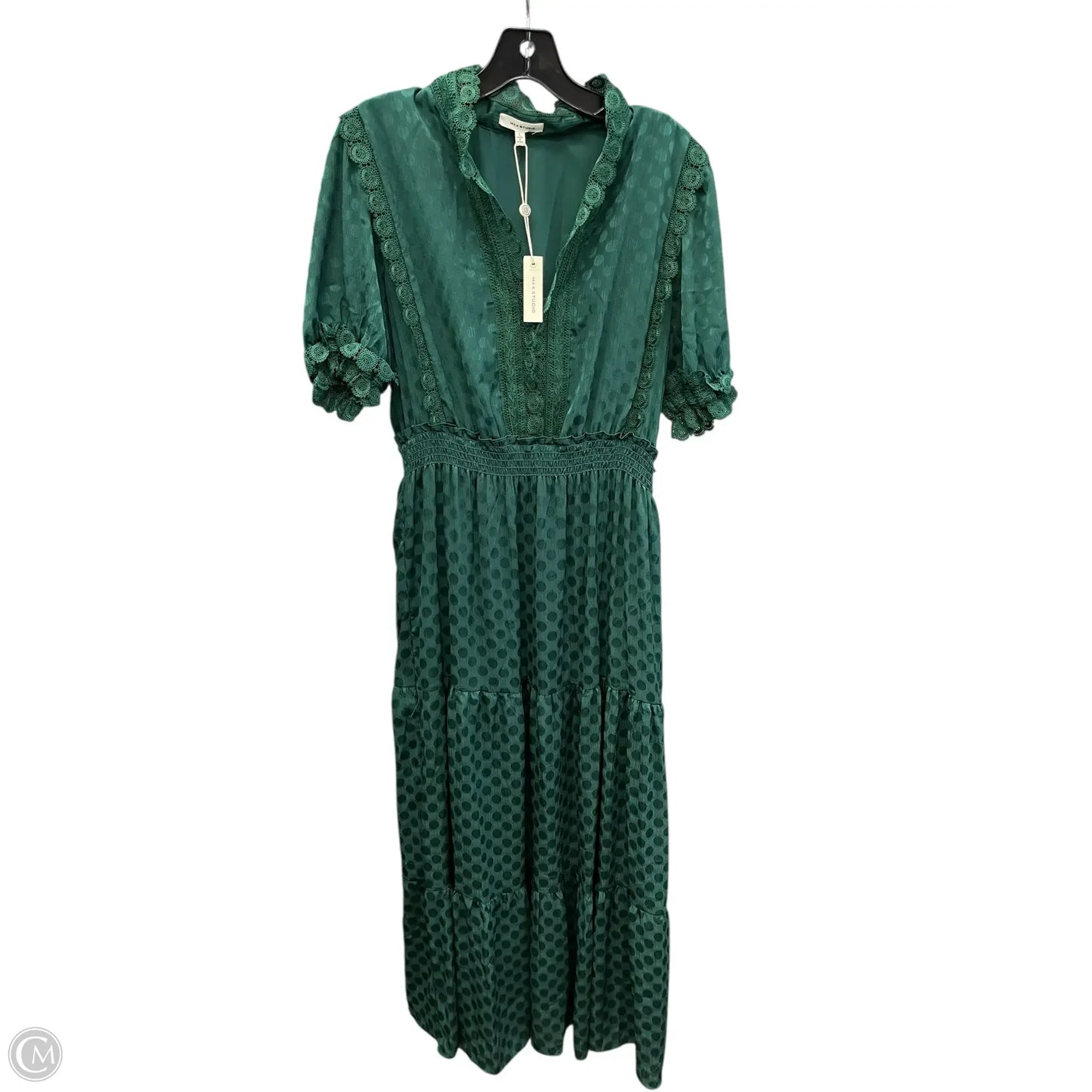 Dress Party Long By Max Studio In Green, Size: L