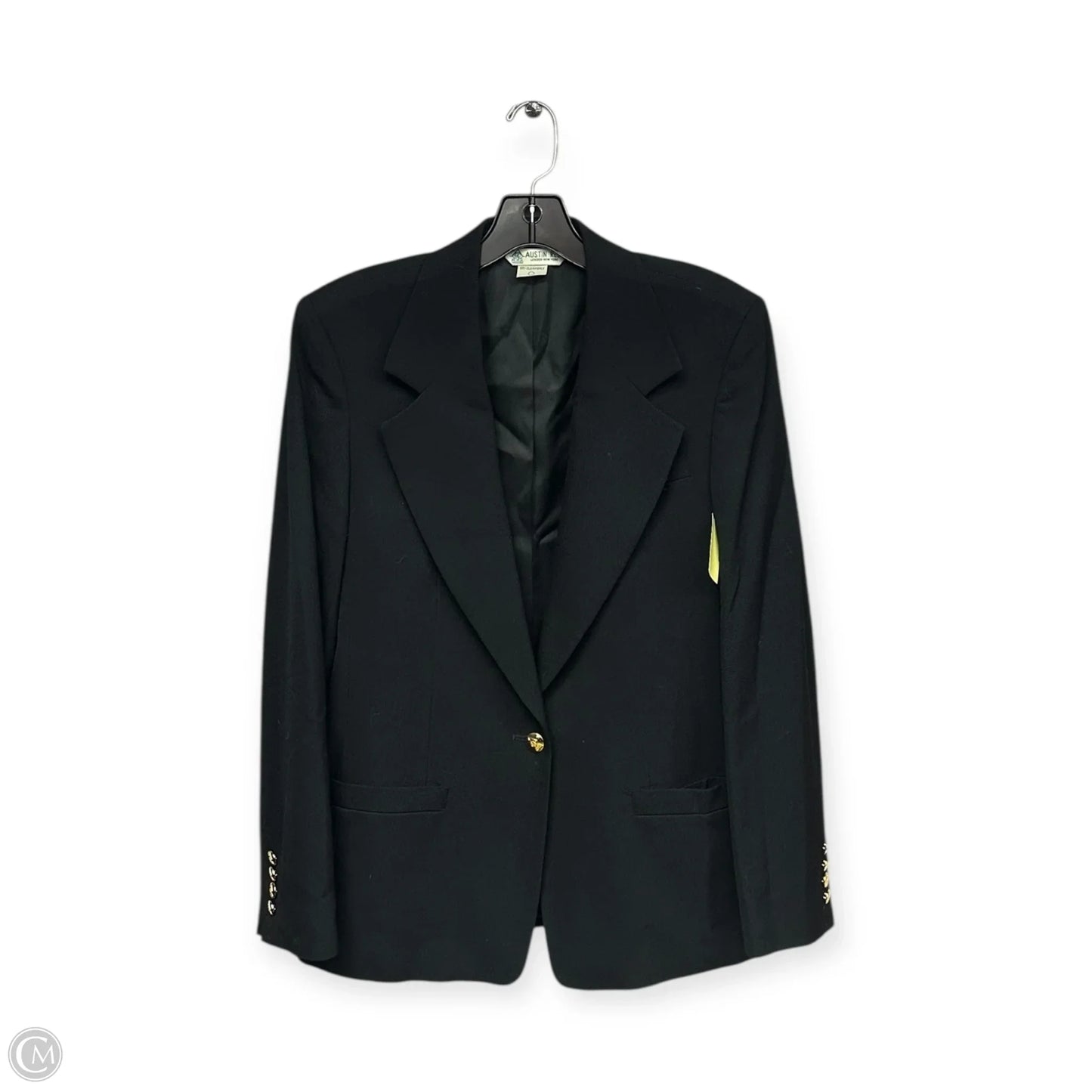 Blazer By Clothes Mentor In Black, Size: 6