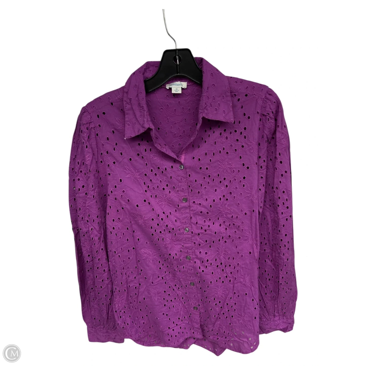 Top 3/4 Sleeve By Sundance In Purple, Size: M