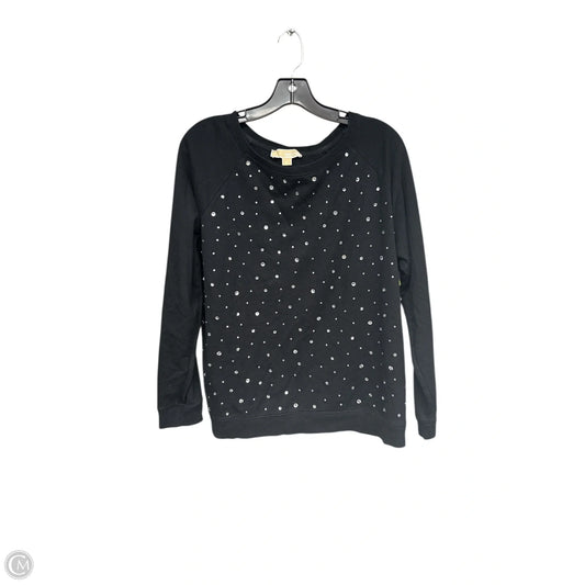 Sweatshirt Crewneck By Michael By Michael Kors In Black, Size: L