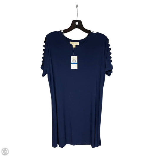 Dress Casual Midi By Michael By Michael Kors In Navy, Size: Xl
