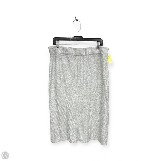 Skirt Maxi By Simply Vera In Grey, Size: Xl
