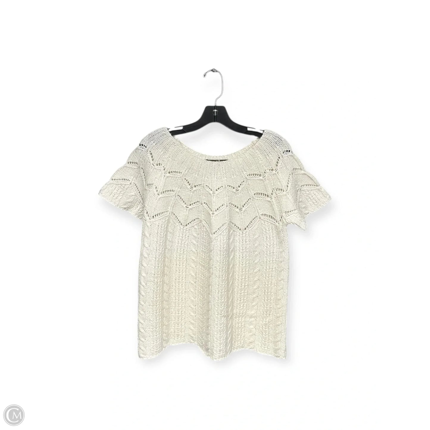 Sweater Short Sleeve By Tommy Bahama In Cream, Size: M