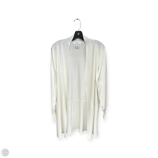 Sweater Cardigan By Magaschoni In White, Size: M