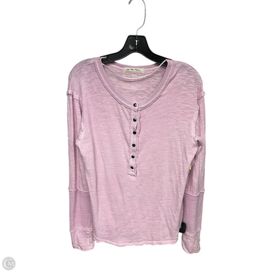 Top Long Sleeve By We The Free In Pink