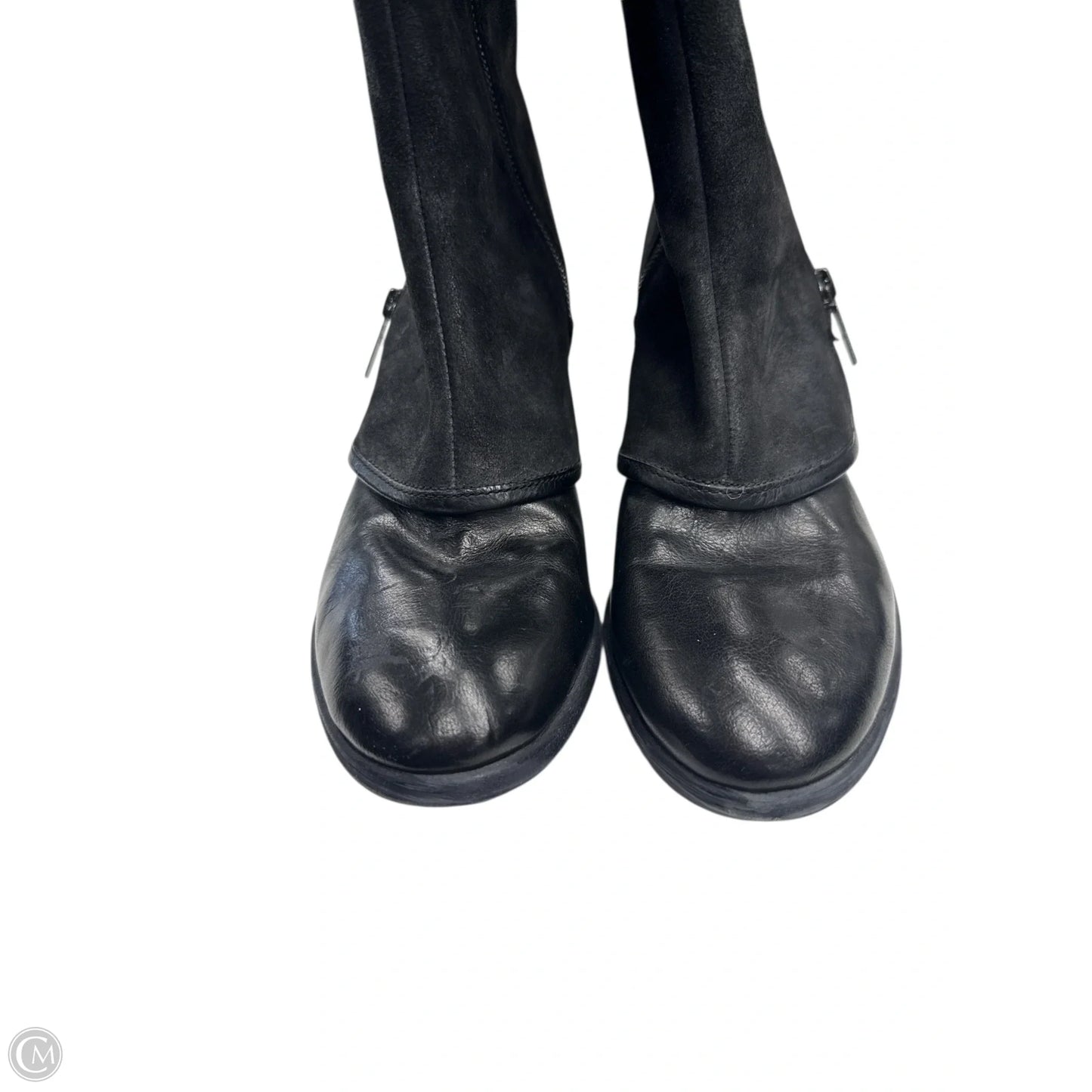 Boots Knee Flats By Donald Pliner In Black, Size: 9.5