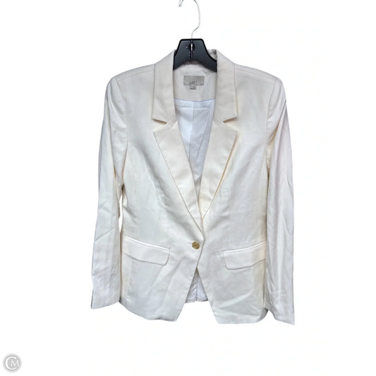 Blazer By Loft In Cream, Size: 6
