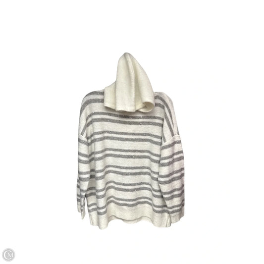 Sweater By Nine West In Striped Pattern, Size: Xxl