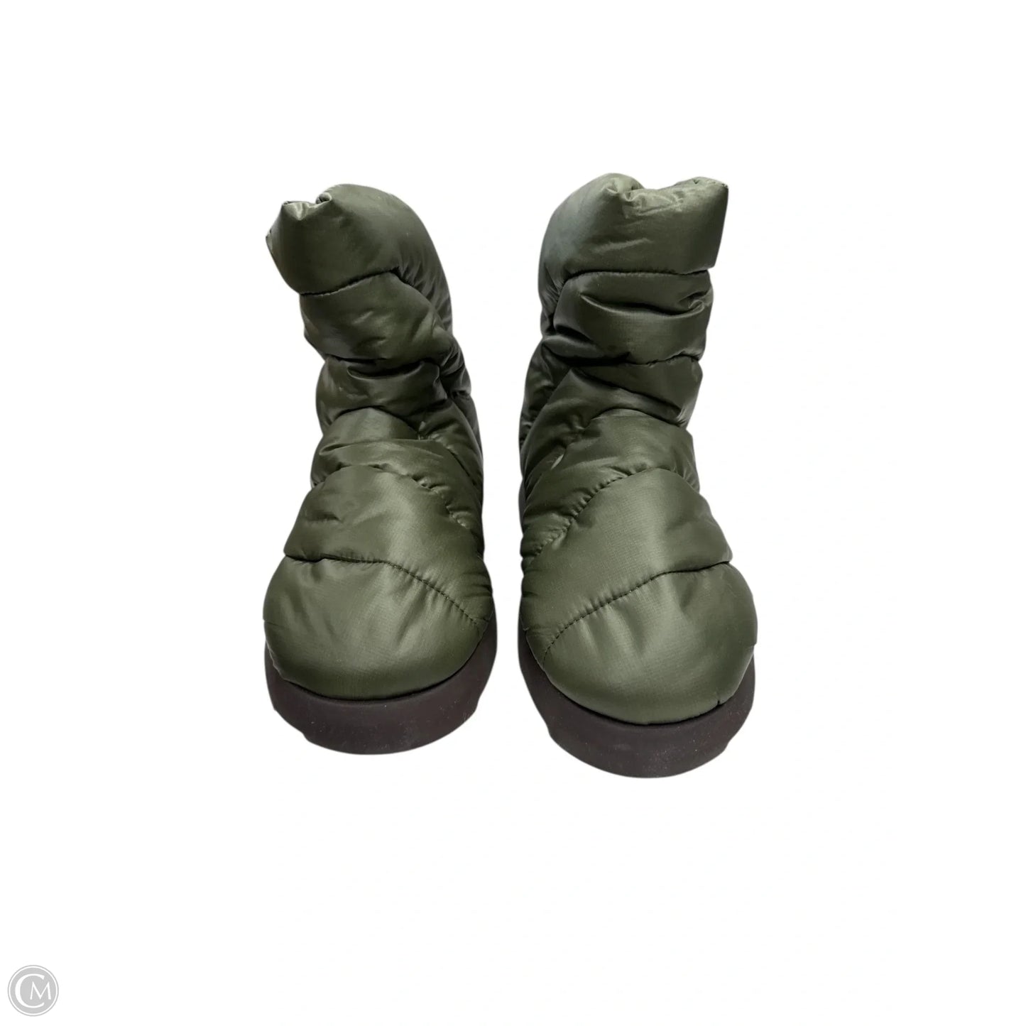 Boots Ankle Flats By Clothes Mentor In Green