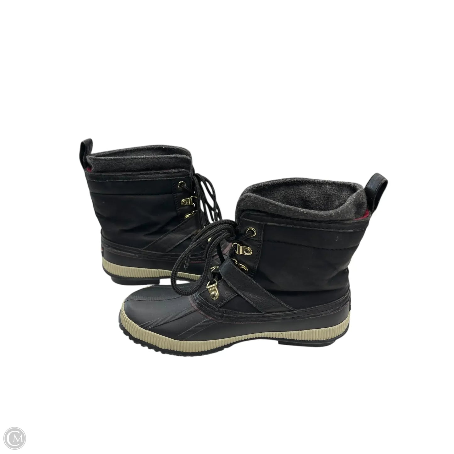 Boots Snow By Tommy Hilfiger In Black, Size: 7