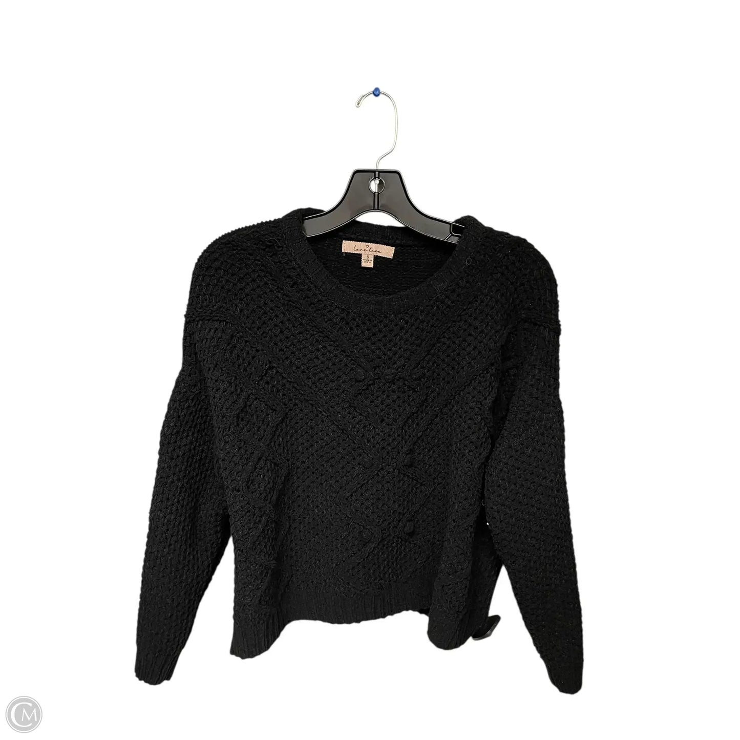 Sweater By Love Tree In Black, Size: S