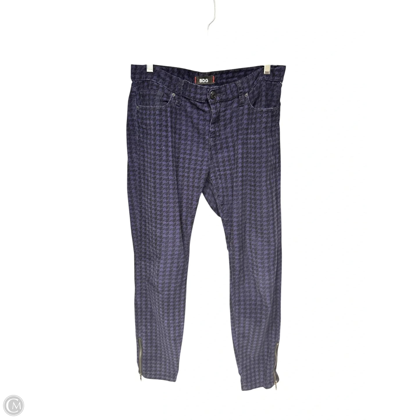 Pants Cropped By Bdg In Black & Purple, Size: 8