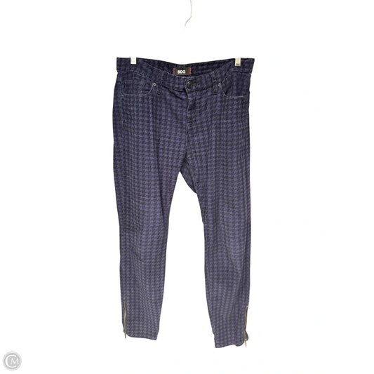 Pants Cropped By Bdg In Black & Purple, Size: 8