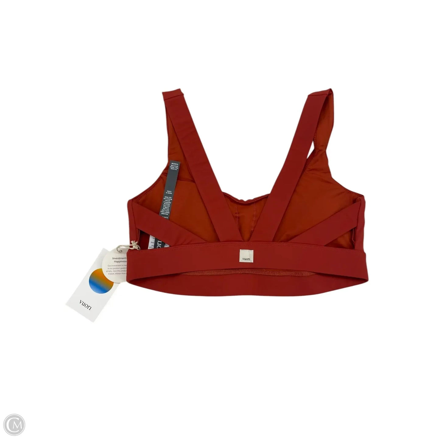 Athletic Bra By Vuori In Orange, Size: M