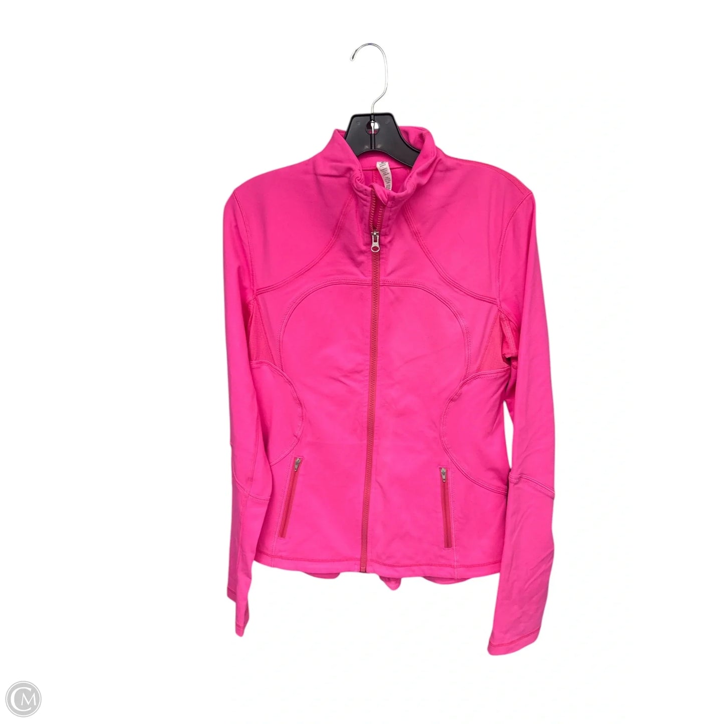 Athletic Jacket By Lululemon In Pink, Size: 10