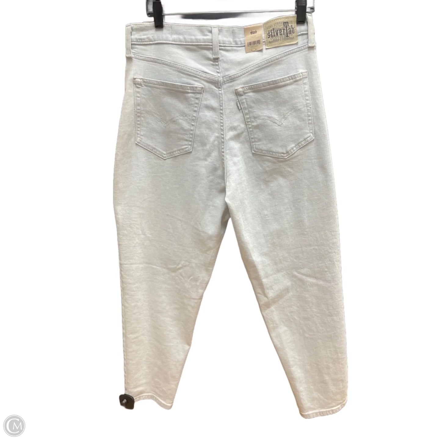 Jeans Straight By Levis In Blue Denim, Size: 12