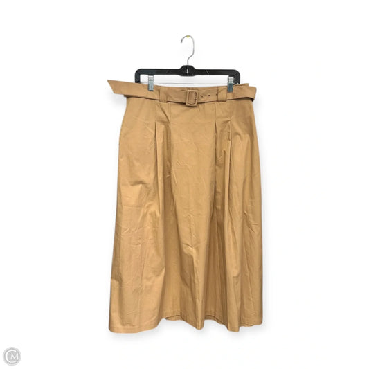Skirt Maxi By Worthington In Tan, Size: 10