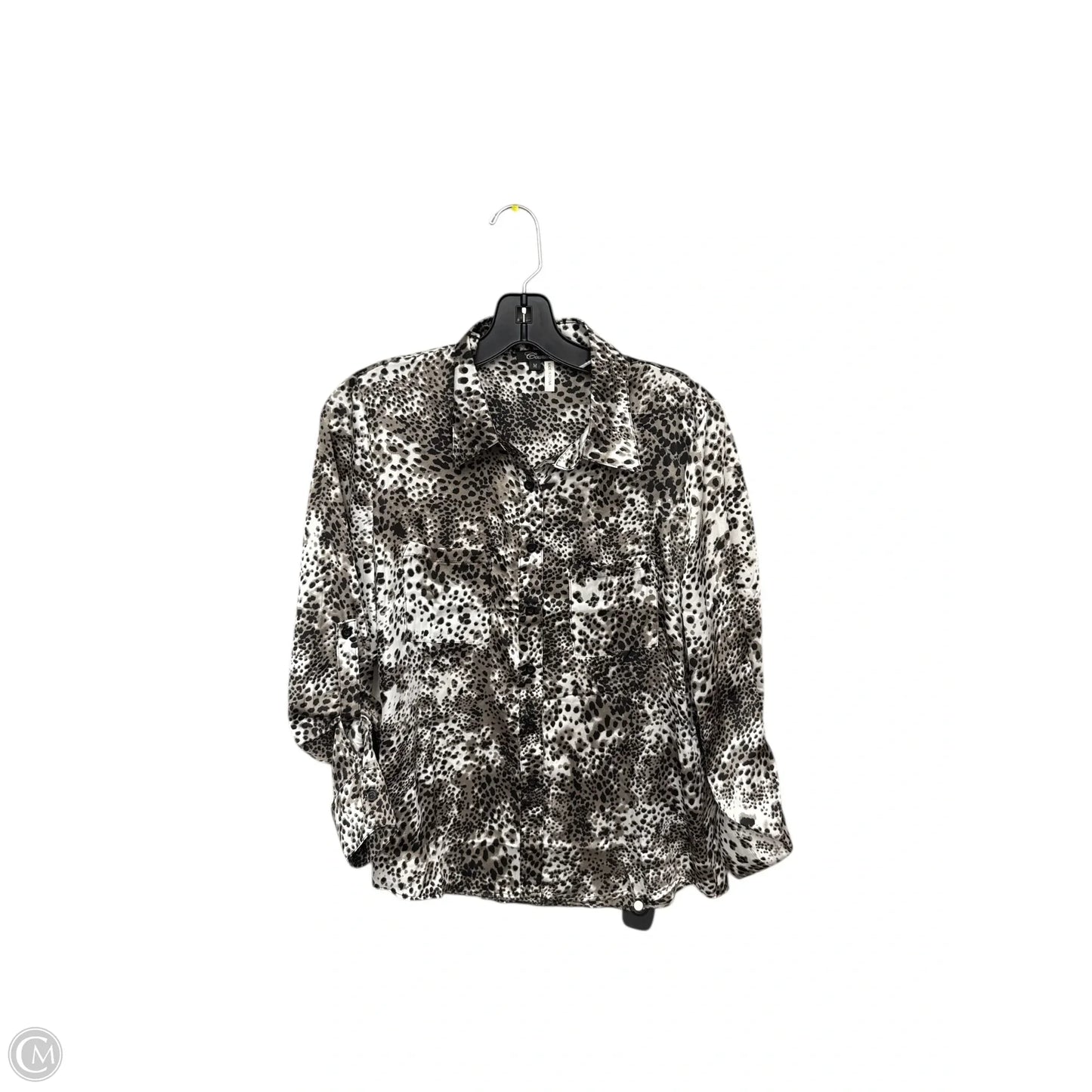 Top 3/4 Sleeve By Clothes Mentor In Animal Print, Size: M