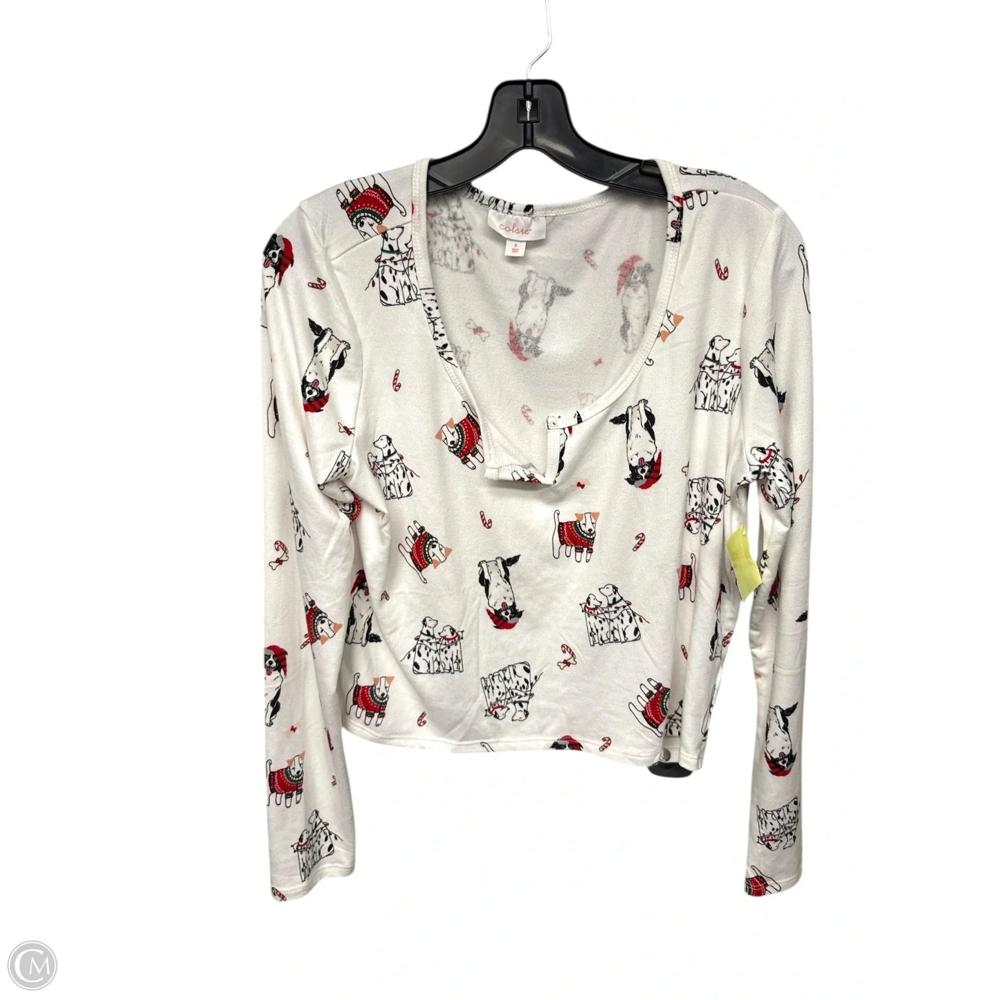 Top Long Sleeve By Colsie In Black & Red, Size: S