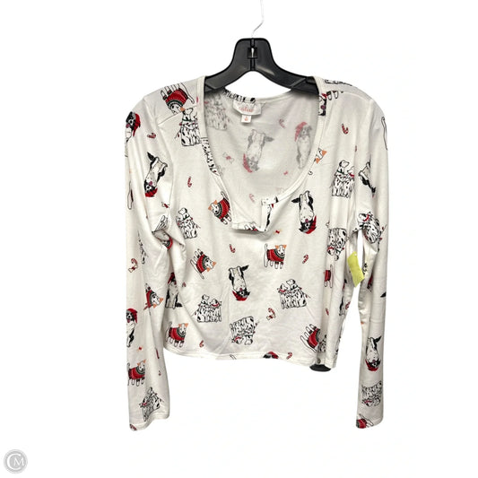 Top Long Sleeve By Colsie In Black & Red, Size: S