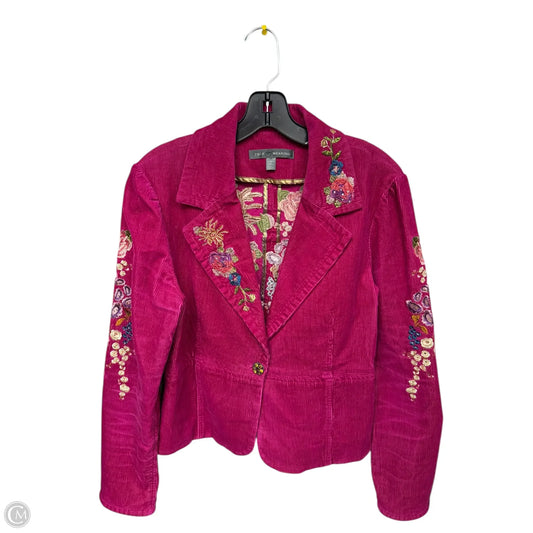 Blazer By Clothes Mentor In Pink, Size: 10