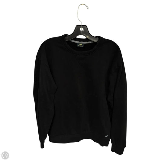 Athletic Sweatshirt Crewneck By Clothes Mentor In Black, Size: S