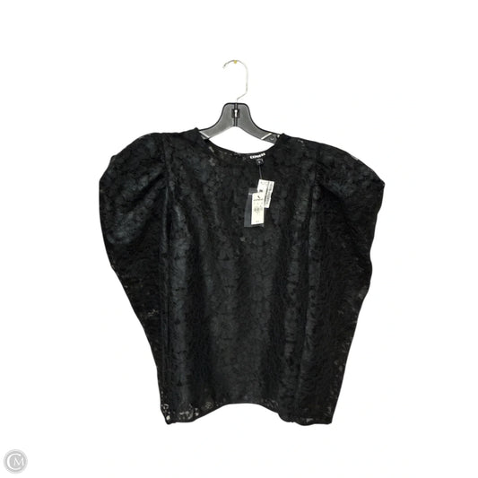 Blouse Long Sleeve By Express In Black, Size: S