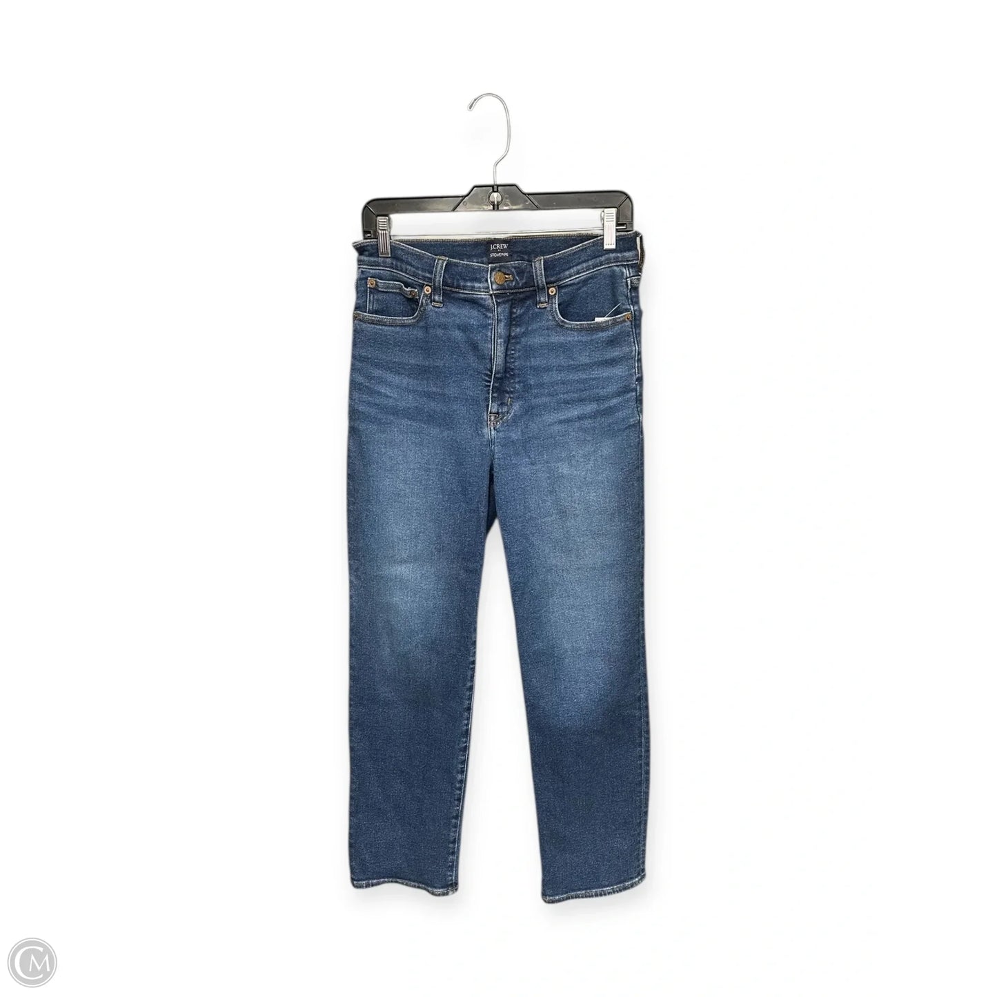 Jeans Straight By J. Crew In Blue Denim, Size: 6