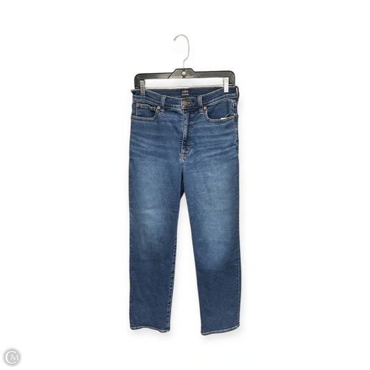 Jeans Straight By J. Crew In Blue Denim, Size: 6