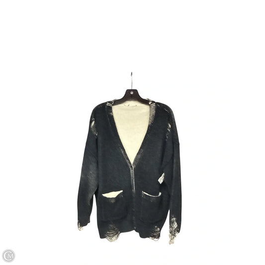 Sweater Cardigan By Fashion Nova In Grey, Size: Xl