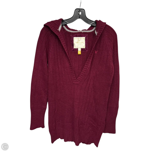Sweater By American Eagle In Maroon, Size: L