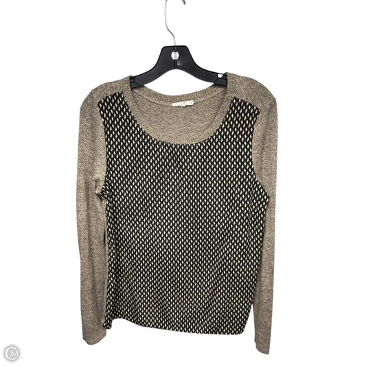 Sweater By Le Lis In Black & Grey, Size: S