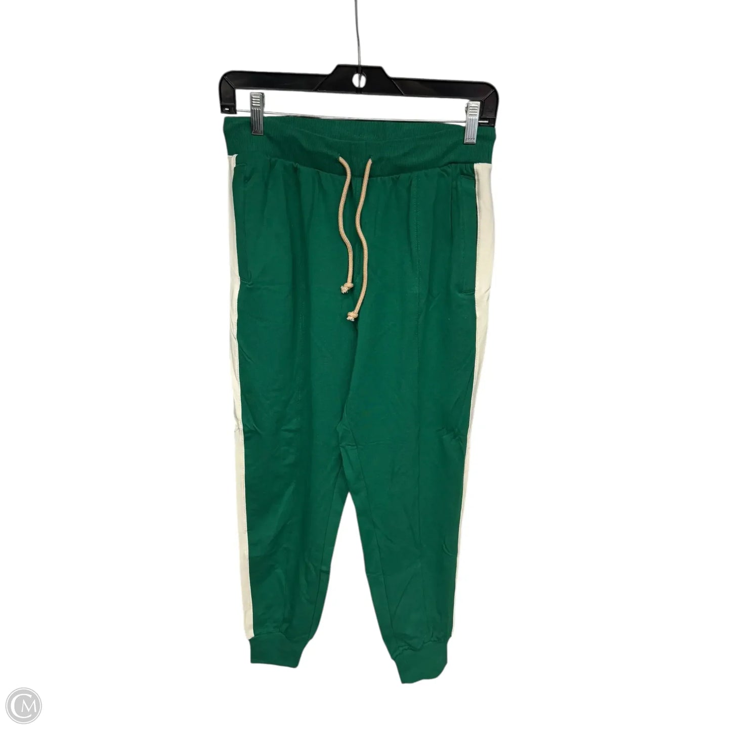 Athletic Pants By J. Crew In Green & White, Size: S