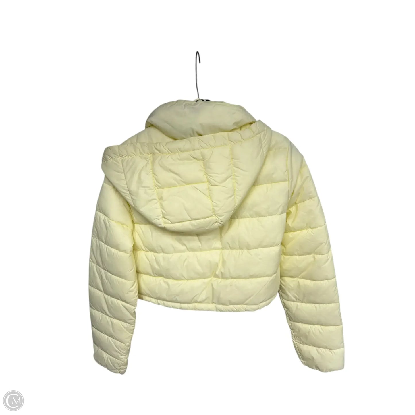 Jacket Puffer & Quilted By Zara In Yellow, Size: M