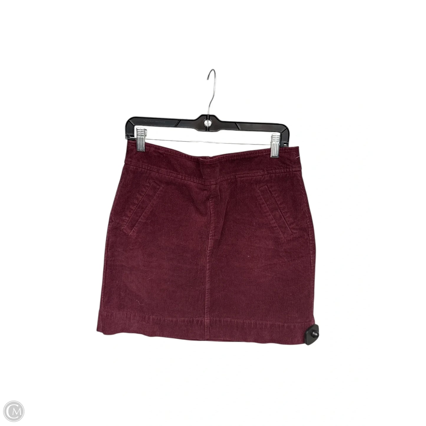 Skirt Midi By Loft In Maroon, Size: 6p